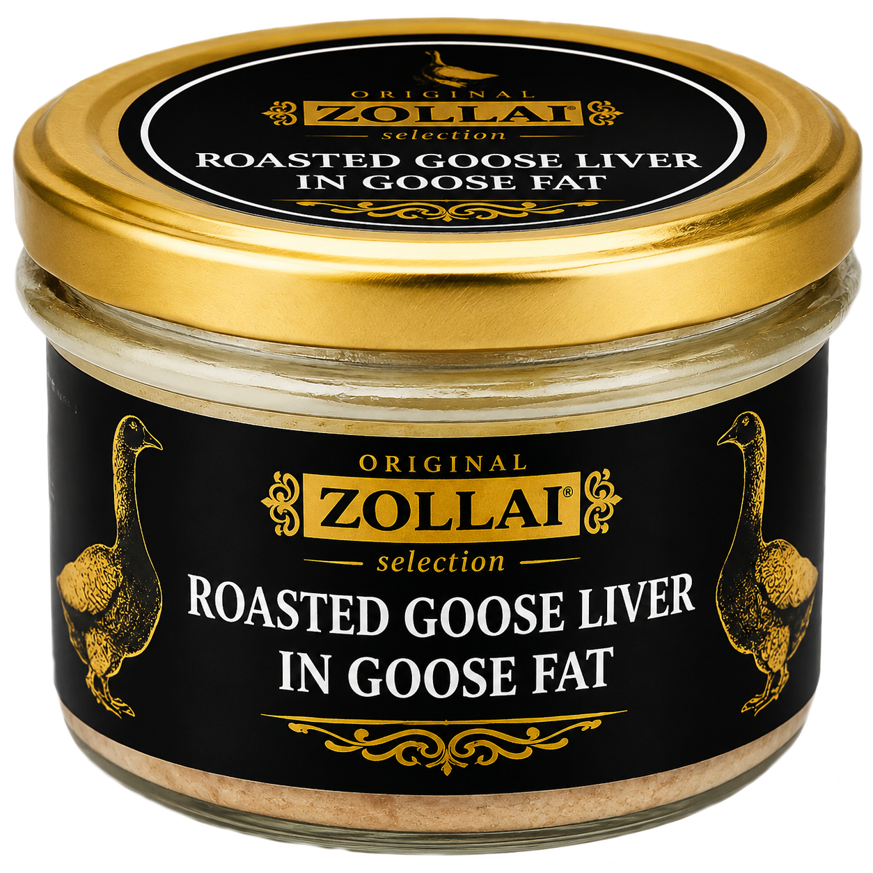 Roasted Goose Liver Pieces in Goose Fat 160g | Zollai