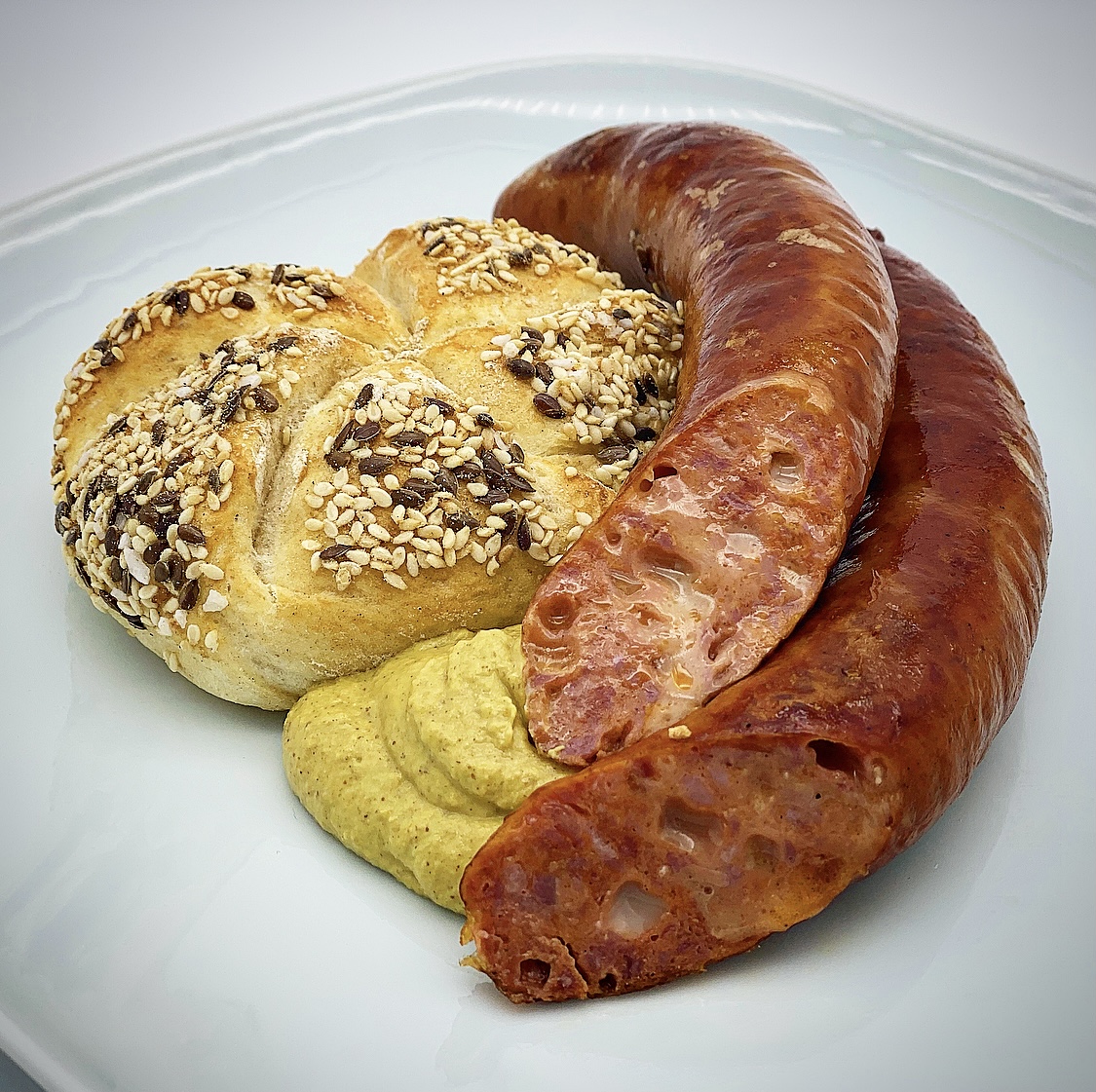 Cheese grill sausage