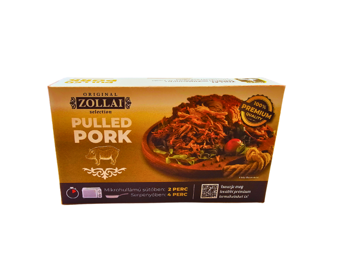 Pulled pork meat for street food